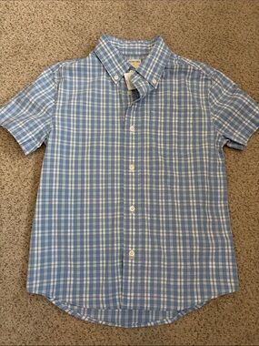 NWT J. Crew crew cuts, button-down plaid shirt, 8